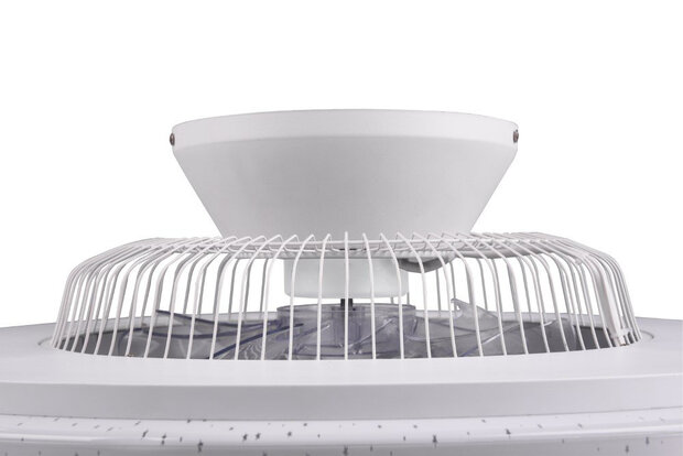 Reality Visby Plafond Ventilator d:60cm wit/chroom met LED 3000-6500k