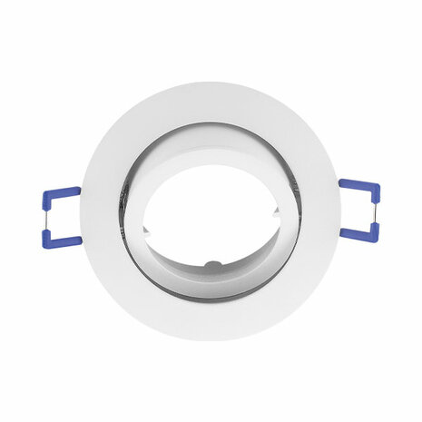 Inbouwspots - Rond Inbouw spot - Kantelbaar - Wit - Geschikt voor LED