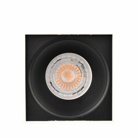 Downlight - Opbouw Vierkant - GU10 Fitting - Mat Wit Aluminium - 97mm