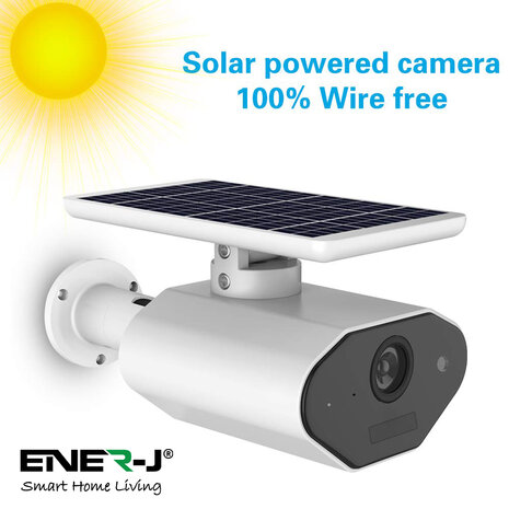 Smart Solar Powered Wireless Outdoor IP Camera 1080P