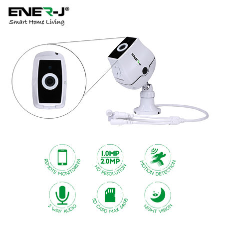 Smart Premium Outdoor IP Camera, 1MP, 2 Way Audio