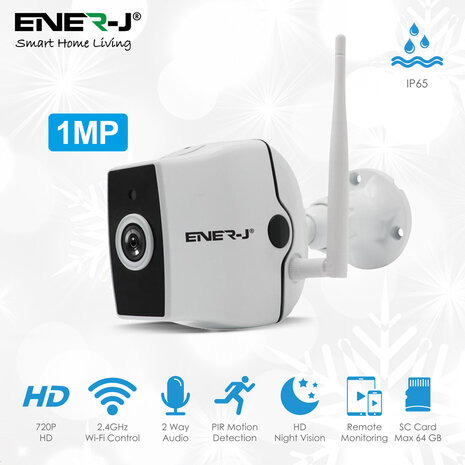 Smart Premium Outdoor IP Camera, 1MP, 2 Way Audio