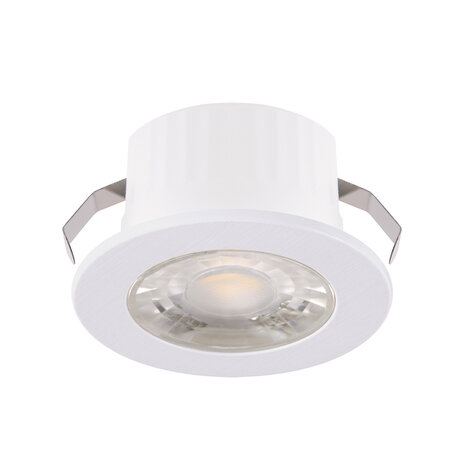 LED Veranda Spot Verlichting - Mini Spot -  3W - Natuurlijk Wit 4200K - Vierkant - Wit - Aluminium - IP44