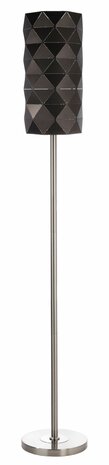 Deko-Light Asterope linear, Vloerlamp - E27, 1x max. 40,00 W - Zwart