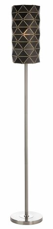 Deko-Light Asterope linear, Vloerlamp - E27, 1x max. 40,00 W - Zwart