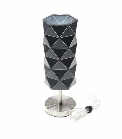 Deko-Light Asterope - Tafellampen woonkamer met kap - Slaapkamer - E27 - Zwart