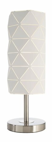 Deko-Light Asterope - Tafellampen woonkamer met kap - Slaapkamer - E27 - Wit