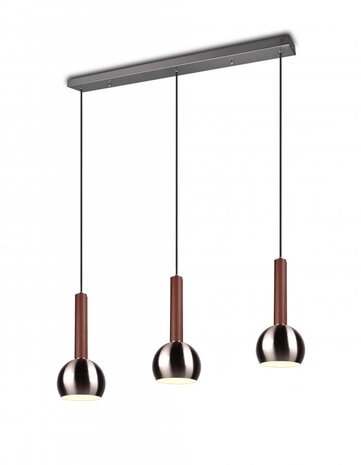 CINQUE Hanglamp Ciliana 3-lichts Nikkel