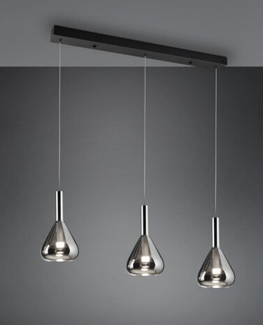 CINQUE Hanglamp Cipera 3-lichts Zwart