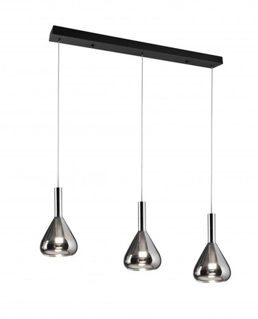 CINQUE Hanglamp Cipera 3-lichts Zwart