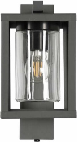 Trio Leuchten Lunga Wandlamp IP44 Schemersensor Antraciet