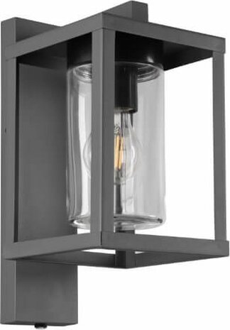 Trio Leuchten Lunga Wandlamp IP44 Schemersensor Antraciet