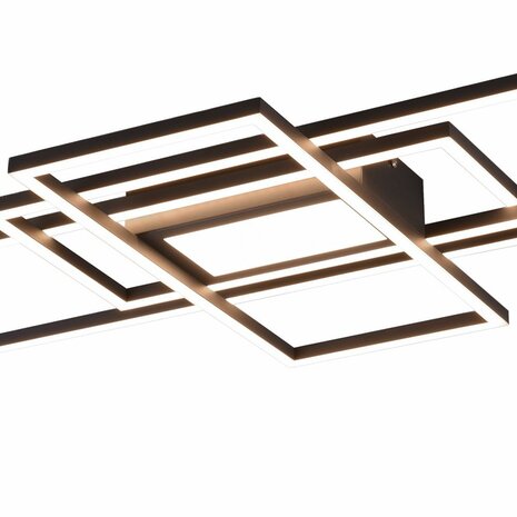 Trio Moderne Plafonni&egrave;re Irvine zwart