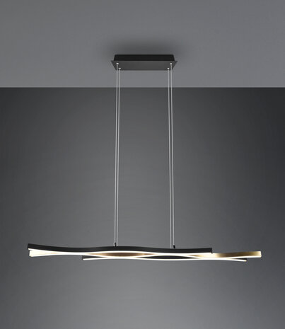 Trio Blaze hanglamp Messing Mat