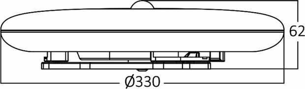 BRAYTRON Jade LED Plafondlamp Voor Badkamer Keuken Woonkamer Ronde 30W 3000K