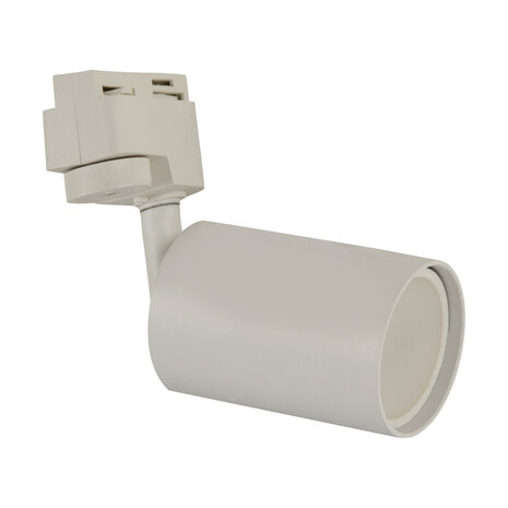 Sofia 1-Fase Railverlichting - GU10 &ndash; 100cm &ndash; I-vorm - 3 spots - Railsysteem&ndash; Wit