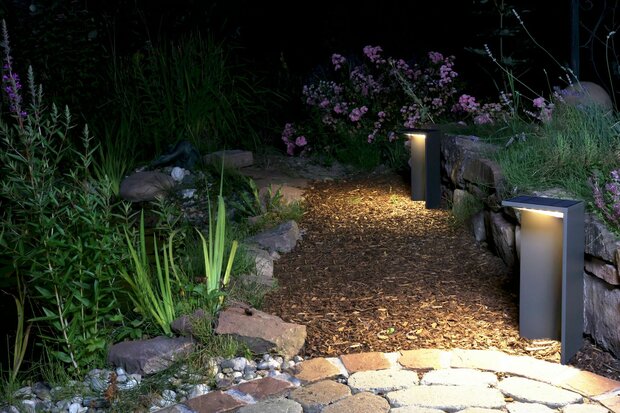 Deko-Light Lugh Solar led buitenverlichting sensor - Staande buitenlamp - verlichting zonne energie buiten