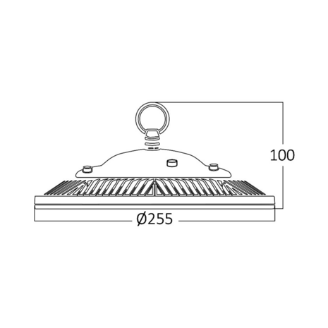 BRY-HIBAY-ESL-200W-GRY-4000K-IP65-LED HIBAY