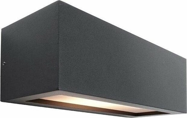 DekoLight Rilongo - Buiten Wandlamp - Aluminium - antraciet