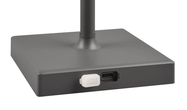 Trio Sanchez Oplaadbare tafellamp antraciet