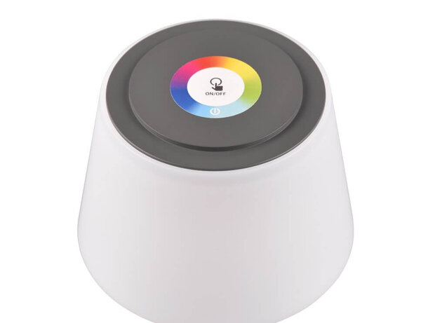 Trio Sanchez Oplaadbare tafellamp antraciet