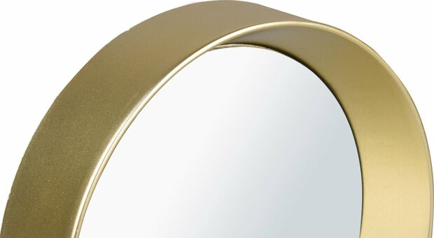 Mirrors&amp;More Vivien Spiegels Set Van 5 Rond In Frame Goud