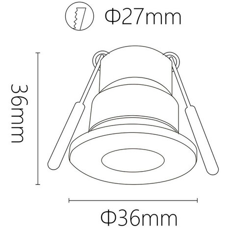 LED Veranda Spot Complete Set - 6 Stuks - 3W - Natuurlijk Wit 4000K - Dimbaar - Waterdicht IP65 - Inbouw - Rond - Mat Zwart - Aluminium - 12V