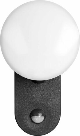 Adviti RIOLIT LED Outdoor wandlamp met bewegingssensor - Zwart - IP65 - Ik10 - 4000K - 1100lm - 15 Watt