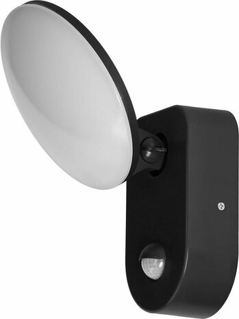 Adviti RIOLIT LED Outdoor wandlamp met bewegingssensor - Zwart - IP65 - Ik10 - 4000K - 1100lm - 15 Watt