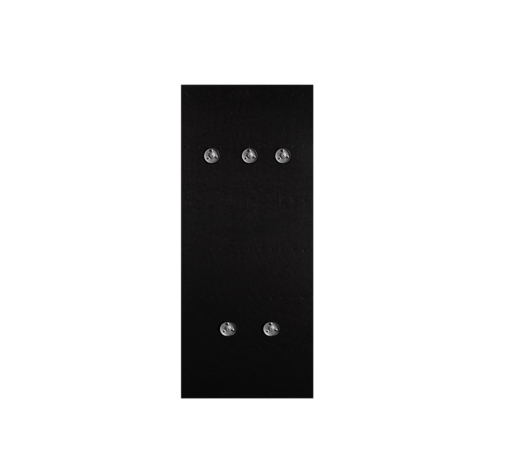 Grace Akupaneel - Wandpaneel met kapstok 50 &times; 125 &times; 2,7 cm