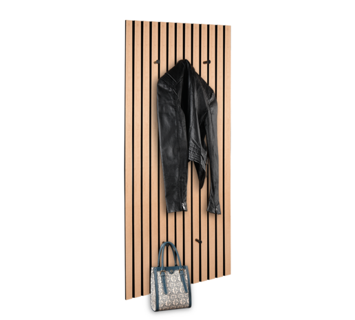 Grace Akupaneel - Wandpaneel met kapstok 50 &times; 125 &times; 2,7 cm
