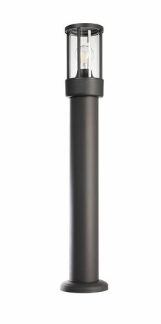 Deko-Light Arbinto -Tuinverlichting - Staande Buitenlamp - Aluminium - Mat Zwart - E27 Fitting - Rond - 80cm