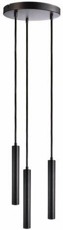 Deko-Light - Hanglamp - Zwart - Dimbaar - In hoogte verstellbaar - 2700K - warm wit