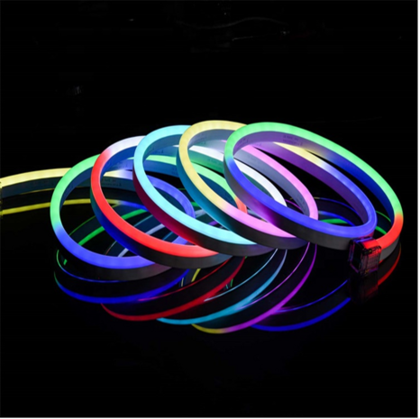 LED Strip Led Neon Set Digitaal - 10 Meter - 5050-60 - RGB - Waterdicht IP65 - Afstandsbediening - 12V