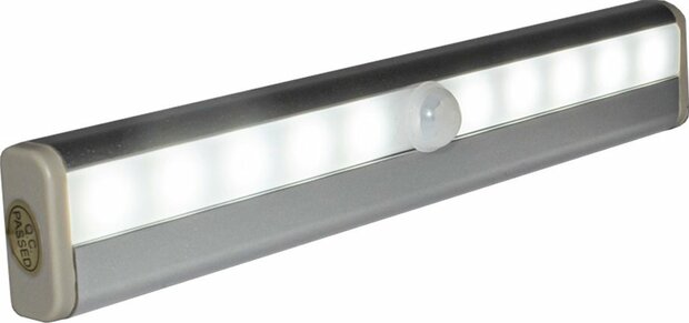 SAM - LED Kastverlichting | 2W | Met sensor | 19 cm | 6500K - Daglicht Wit