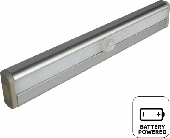 LED Kastverlichting | 2W | Met sensor | 19 cm | 6500K - Daglicht Wit