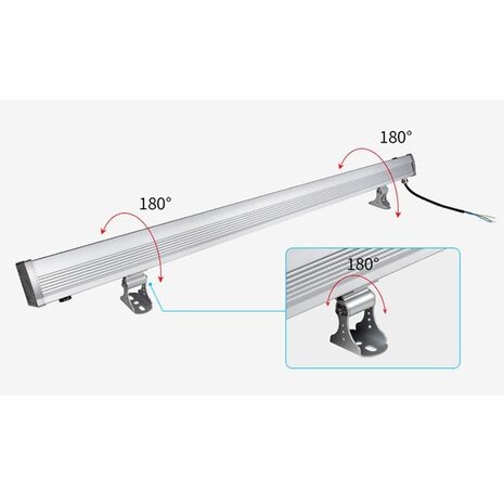 LED Wall Washer - Milight 24W RGB+CCT - Slimme Wandlamp - Gevel Verlichting - 50cm