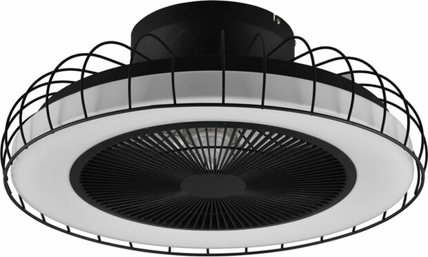 Reality Ventilator Sandfjord 1 x LED 30,0 Watt 2700 - 6500K - ZWART