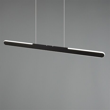 TRIO HELIOS - Hanglamp - Zwart mat - incl. 1x SMD 28W - 4 Niveaus touchschakelaar - Aanpasbare lichtkleur