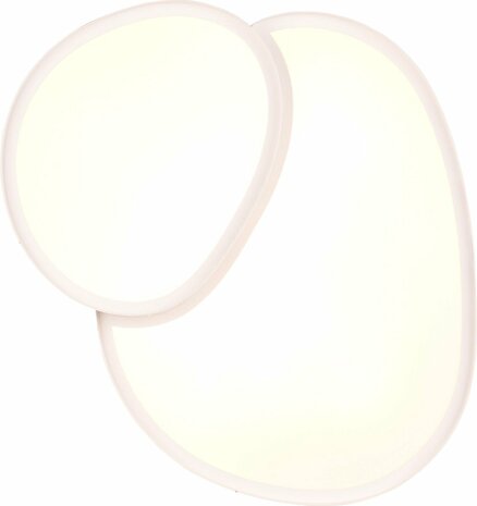 TRIO RISE - Plafondlamp - Zwart goud - incl. 1x SMD 21W - Geintergreerde dimmer - Memory functie - Lichtkleur instelbaar