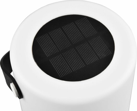 REALITY GARCIA - Tafellamp - Wit - incl. 1x SMD 0,1W - Solar - Zonne energie - Snoerloos - Buitenverlichting - IP44