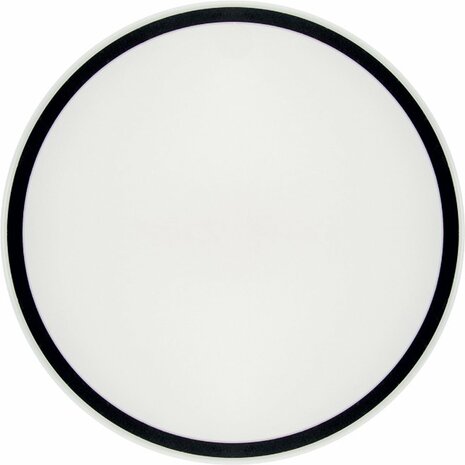 Led plafondlamp - Keuken/Badkamerlamp/buitenlamp - Rond - 48w - 4100K Daglicht wit - 5390 Lumen - IP44 - Zwart - 480mm