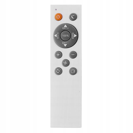 LED Plafondventilator met verlichting 50 cm - Dimbaar met afstandbediening - Zwart