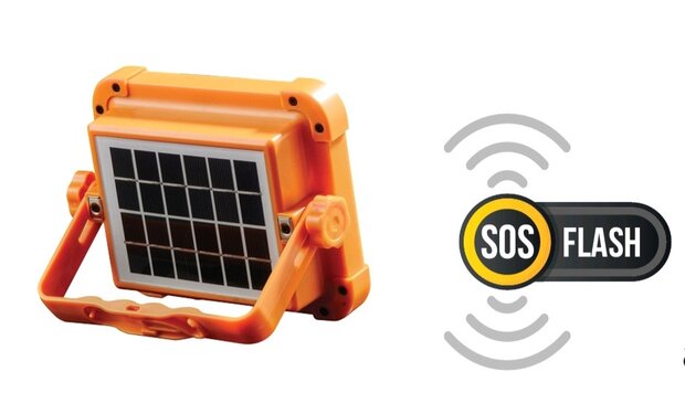 TURBO 400w - CCT -Werklamp - LED lamp - solar powerbank - Waterdicht IP44 - Oplaadbaar - Zonnepaneel