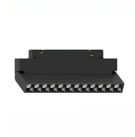 Magnetische Railverlichting - Led Spot | Zwart - 12W - 3000K - 1080lm - 48V - L: 220mm