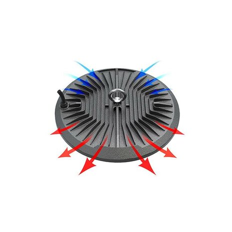 High Bay 100W - Magazijnverlichting - Waterdicht IP65 - Helder Wit 4500K - Aluminium