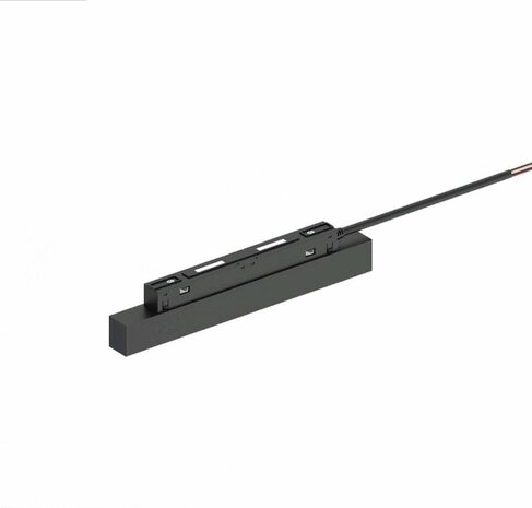Magnetische Voedingsconnector 48V - 100W - Voor magnetische rails - Zwart