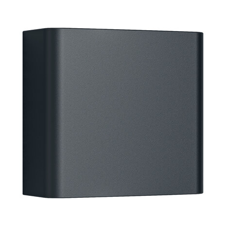 Braytron - LED Wandlamp - Buitenlamp - 2x1W - CCT Aanpasbare licht kleuren - 3000K,4000K,6000K - Zwart - IP65