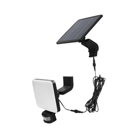 Braytron - Solar Wandlamp Buiten &ndash; Solar Tuinverlichting &ndash; Zonne Energie Buitenverlichting &ndash; 15w - CCT -Aanpasbare lichtkleuren - Met sensor