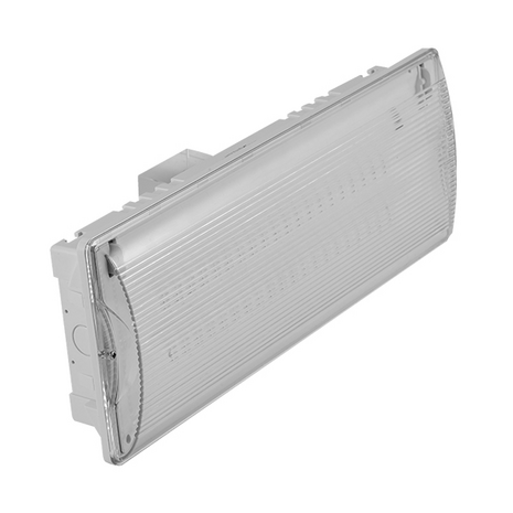 BRAYTRON Led Noodverlichting -Uitgang-Oplaadbare batterijen- Opbouw Waterdicht-IP54 - 5 Watt - 6500K KOEL WIT LICHT